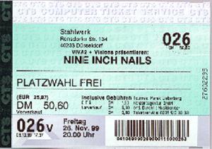 <a href='concert.php?concertid=388'>1999-11-26 - Stahlwerks - Dusseldorf</a>
